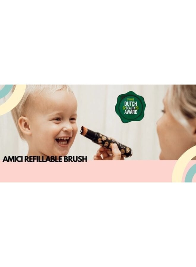 Refillable brush Tropical teal