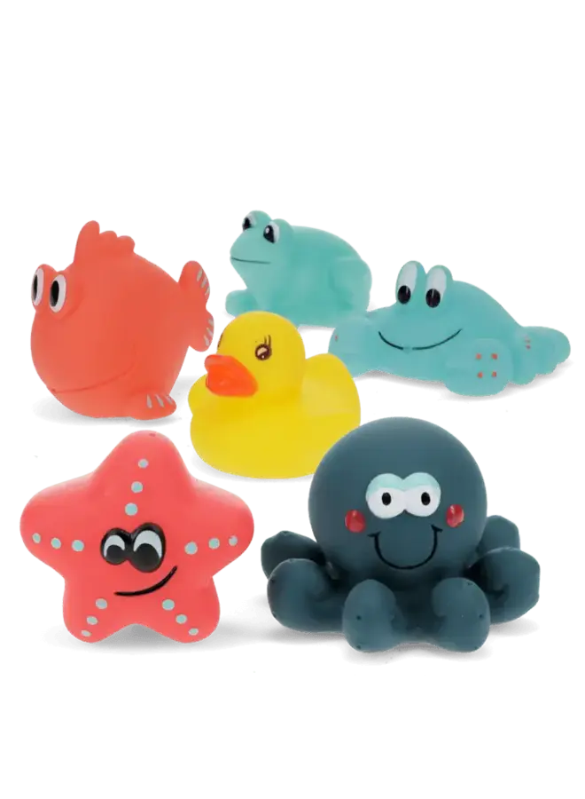 Bath toys 6 pieces