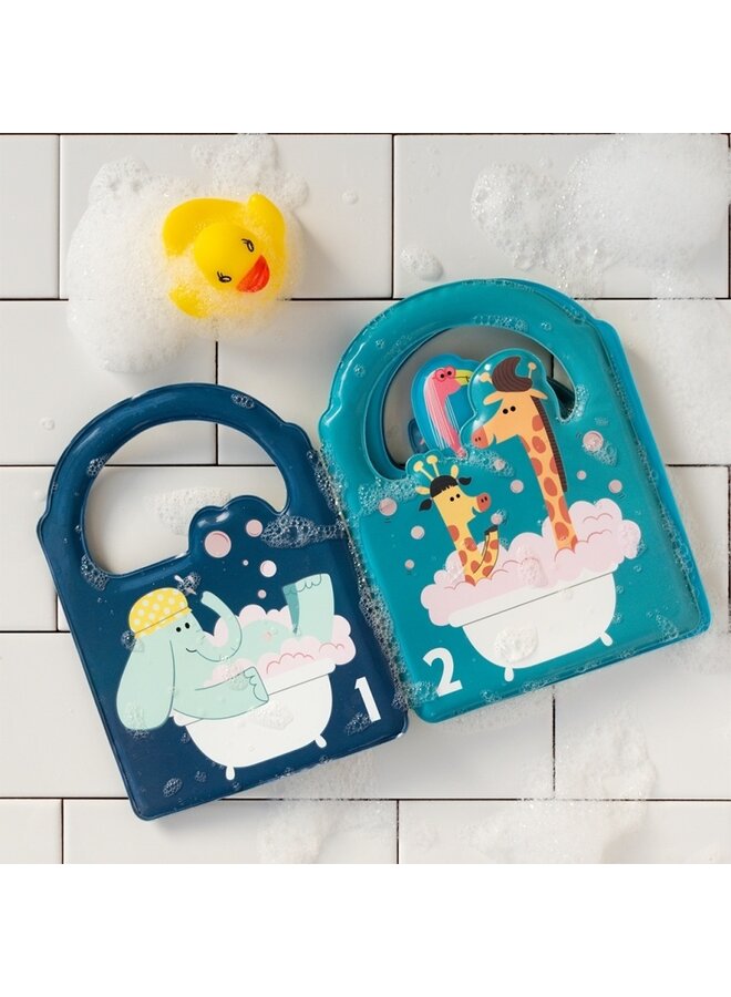Colour changing bath book bath time