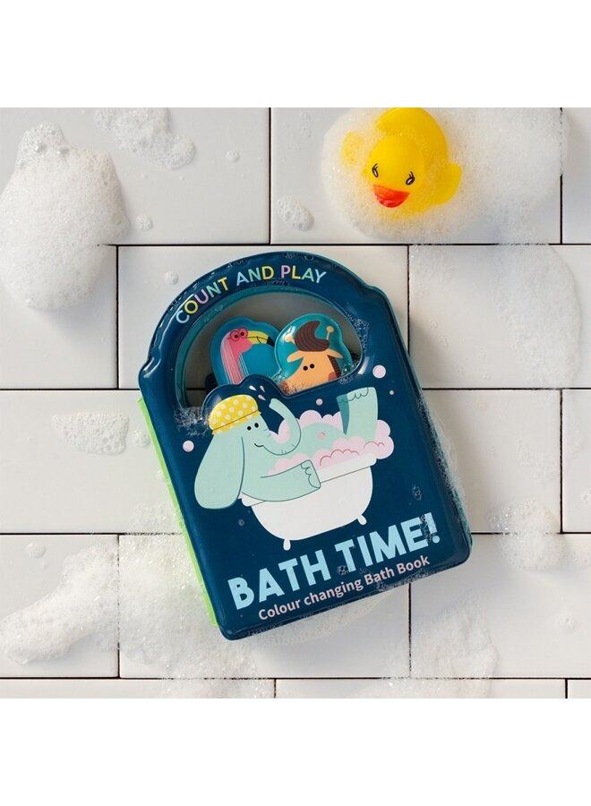 Colour changing bath book bath time