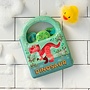 Colour changing bath book dinosaur