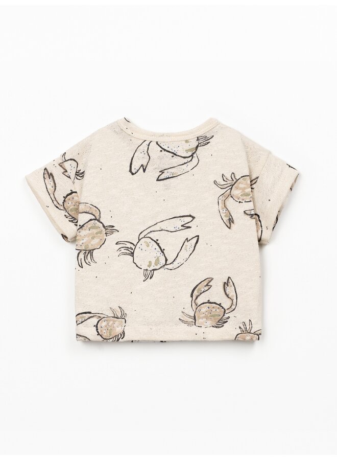 T-shirt crab print