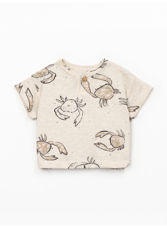 T-shirt crab print SS26