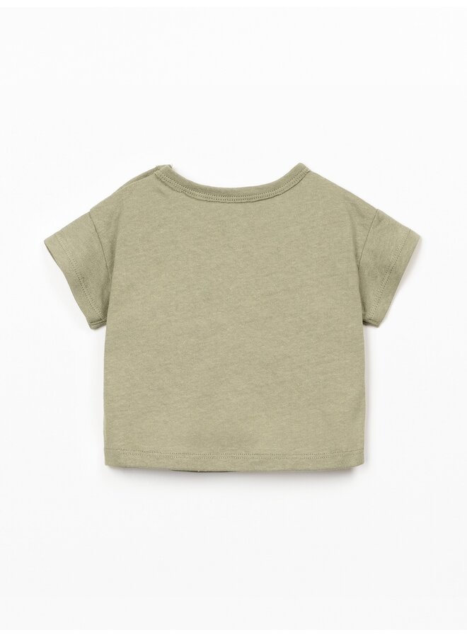 Jersey t-shirt lgroen SS26