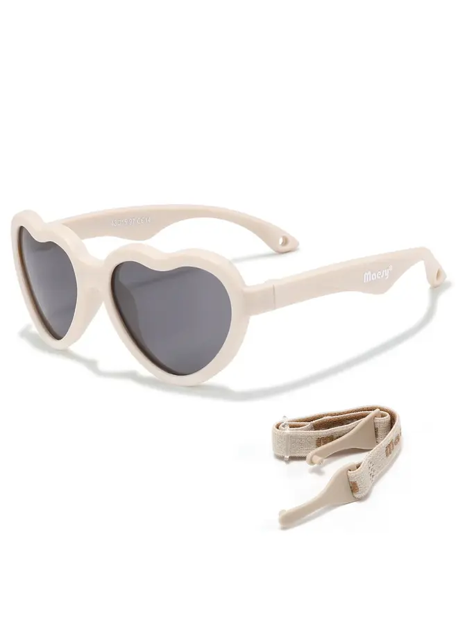 Zonnebril Maes beige ecru