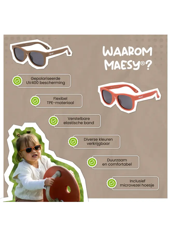 Zonnebril Indi zwart