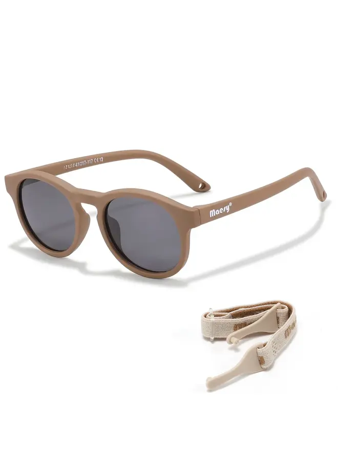 Zonnebril Bowi taupe bruin