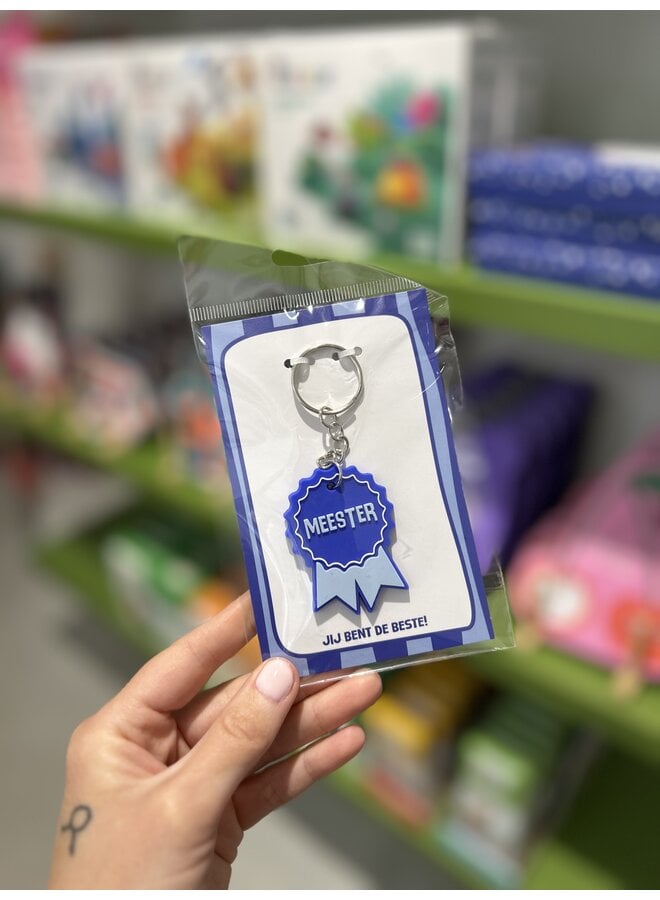 Sleutelhanger meester