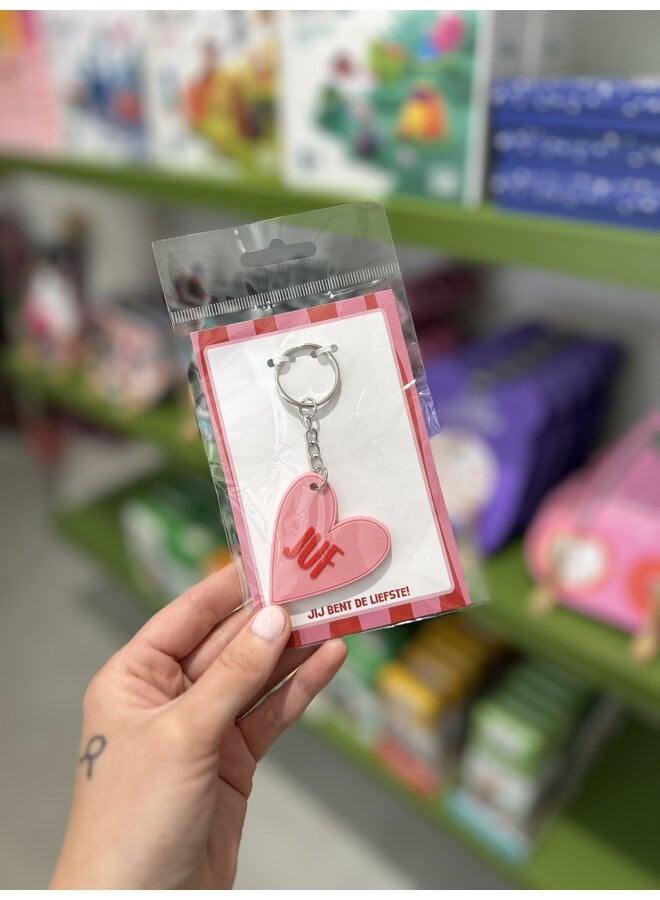 Sleutelhanger juf