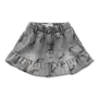 Grey denim skirt