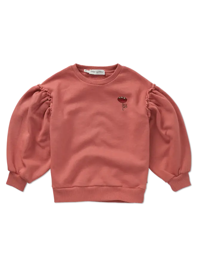 Sweater girls puff sleeves palette