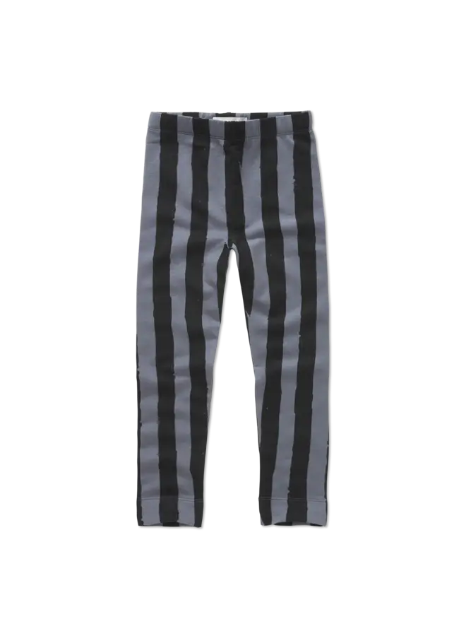 Winter legging painted stripe ink splash