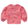 Sweater club chaos print pink bloom