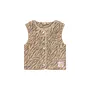 Teddy gilet animal ginger root