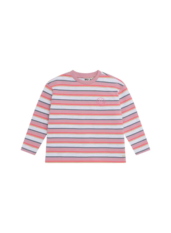 Longsleeve striped lilas