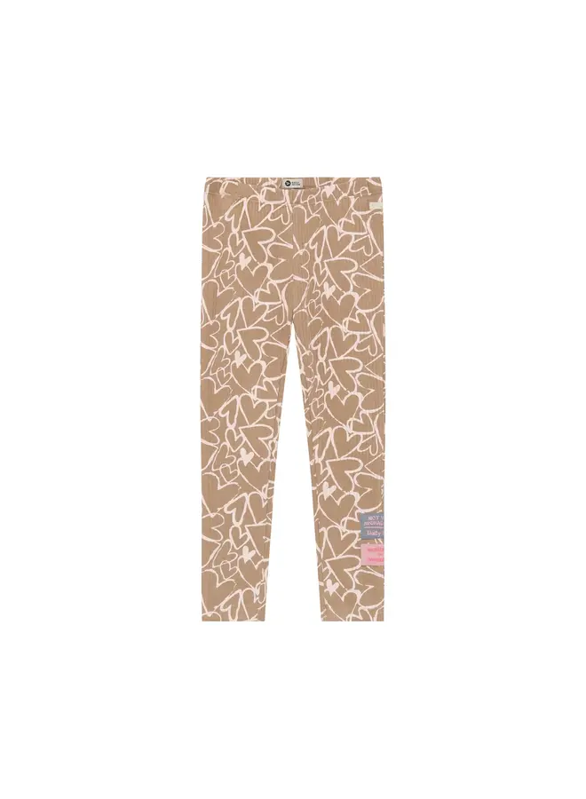 Legging allover print affogat