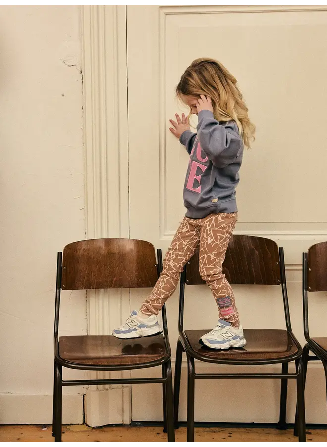 Legging allover print affogat