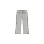 Jeans wide fit embossing light grey denim