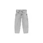 Denim barrel fit light grey denim