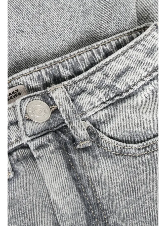 Denim barrel fit light grey denim