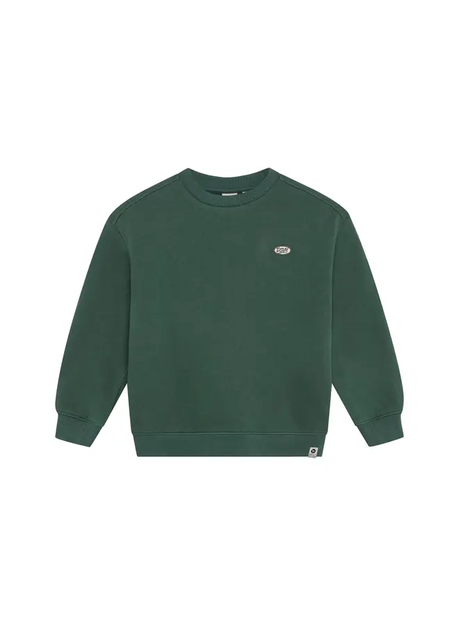 Oversized sweater basic jungle green