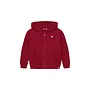 Hoodie zipperjacket basic rhythmic red