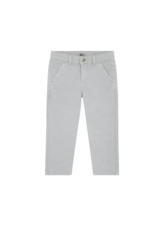 Straight fit structure pants stone grey