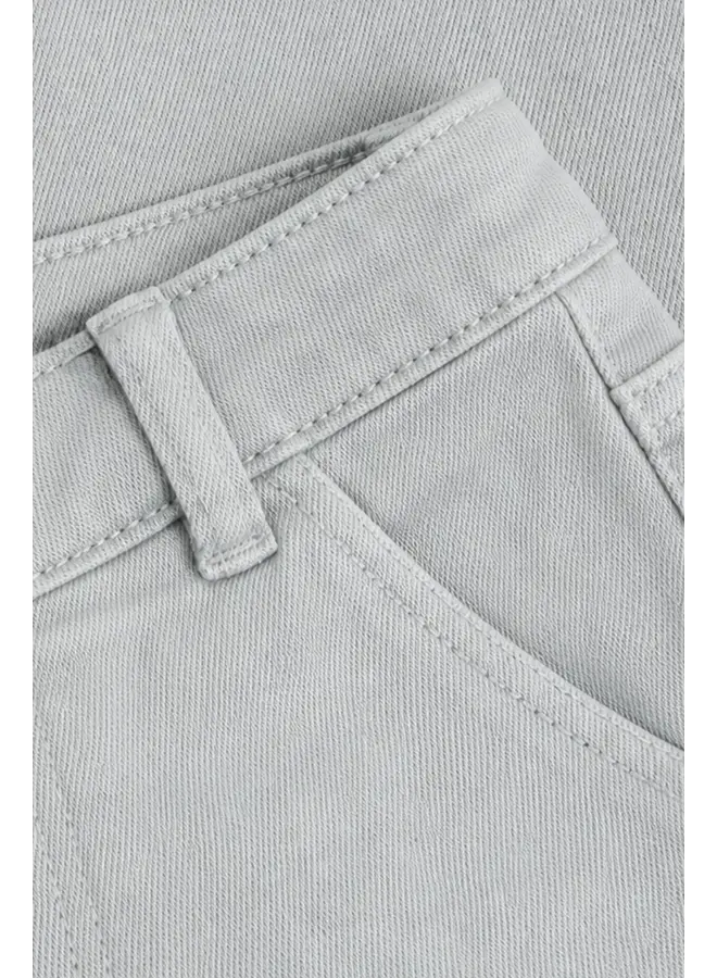 Straight fit structure pants stone grey