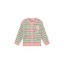 Knitwear striped cardigan lilas