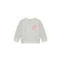 Sweater backprint light grey melange