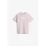 T-shirt ss stretch logo pale petal