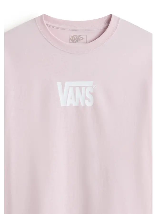 T-shirt ss stretch logo pale petal