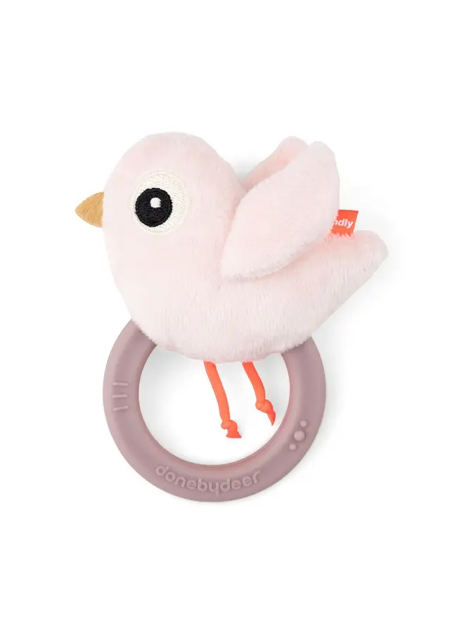 Rammelaar met bijtring Birdee powder