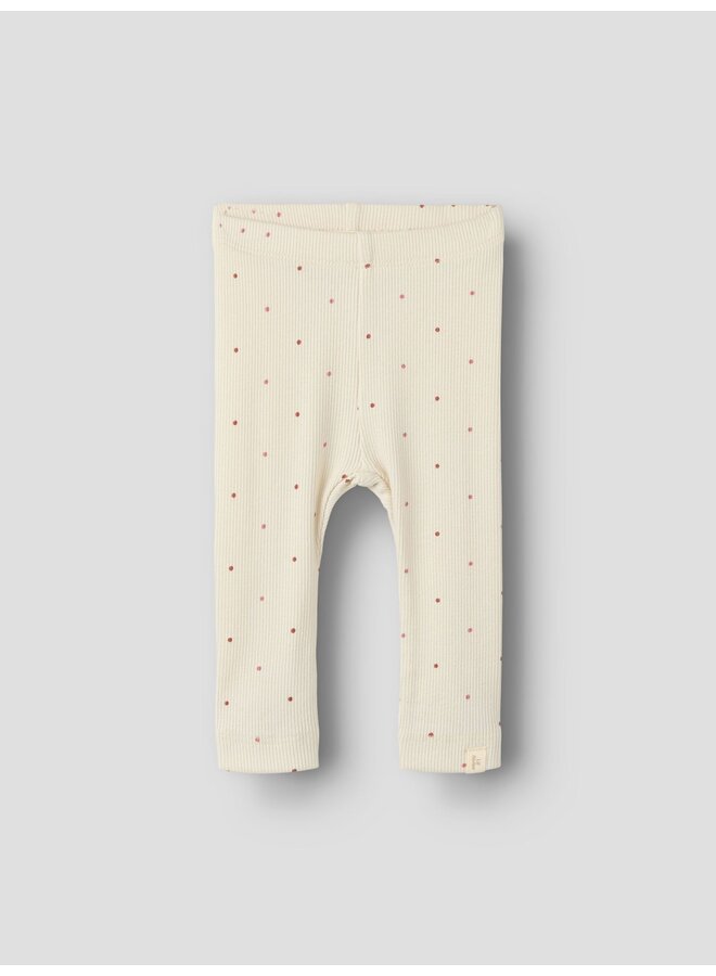 NBFGAGO kye slim legging turledove dot