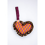 Speenknuffel heart purple block