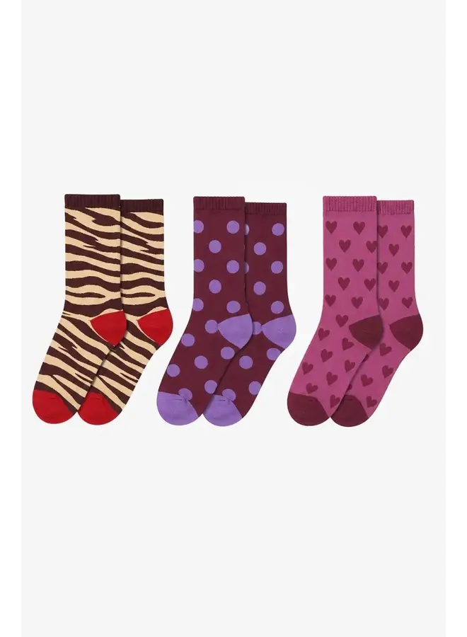 Vesper socks multicolor 5912 3-pack