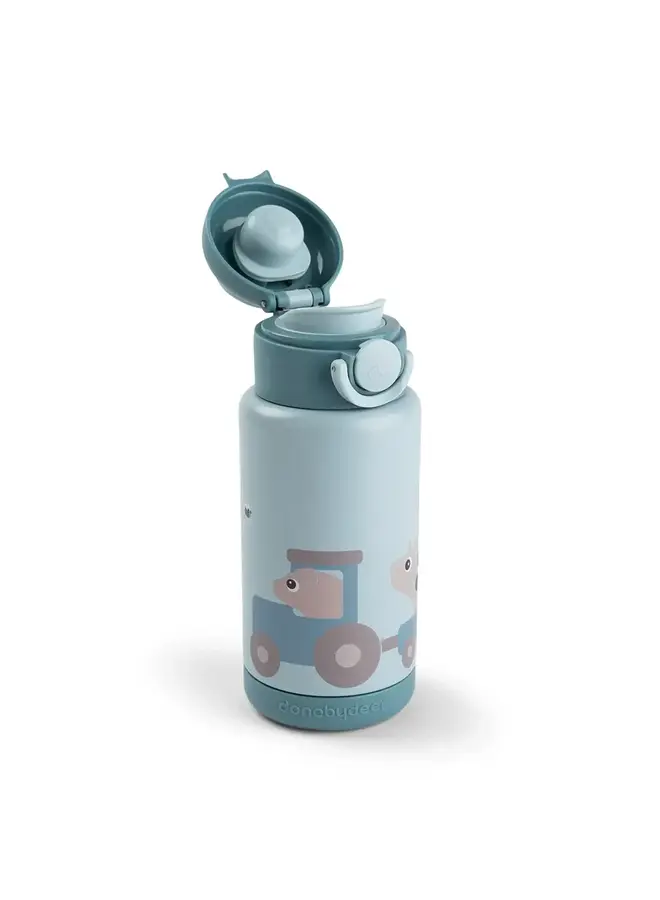 Thermosfles Tiny farm blue