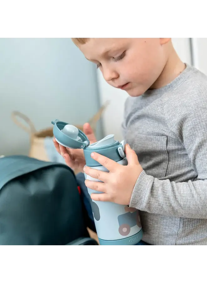 Thermosfles Tiny farm blue