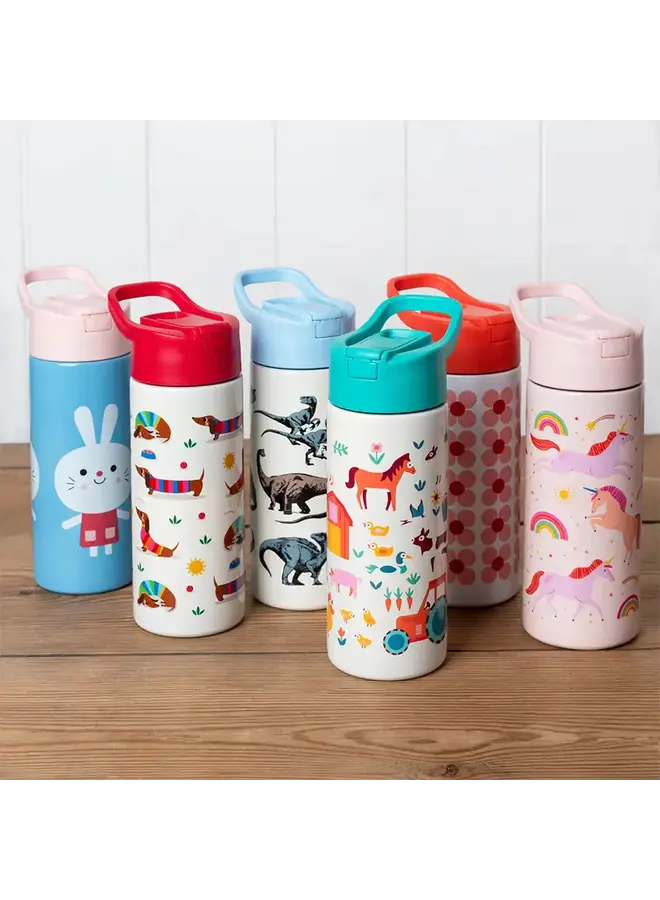 Unicorn drinkfles RVS