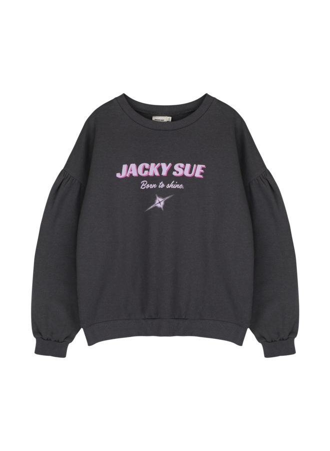 Shine sweater dark grey