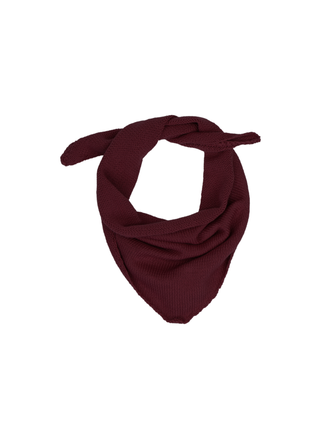 Triangle scarf classic burgundy