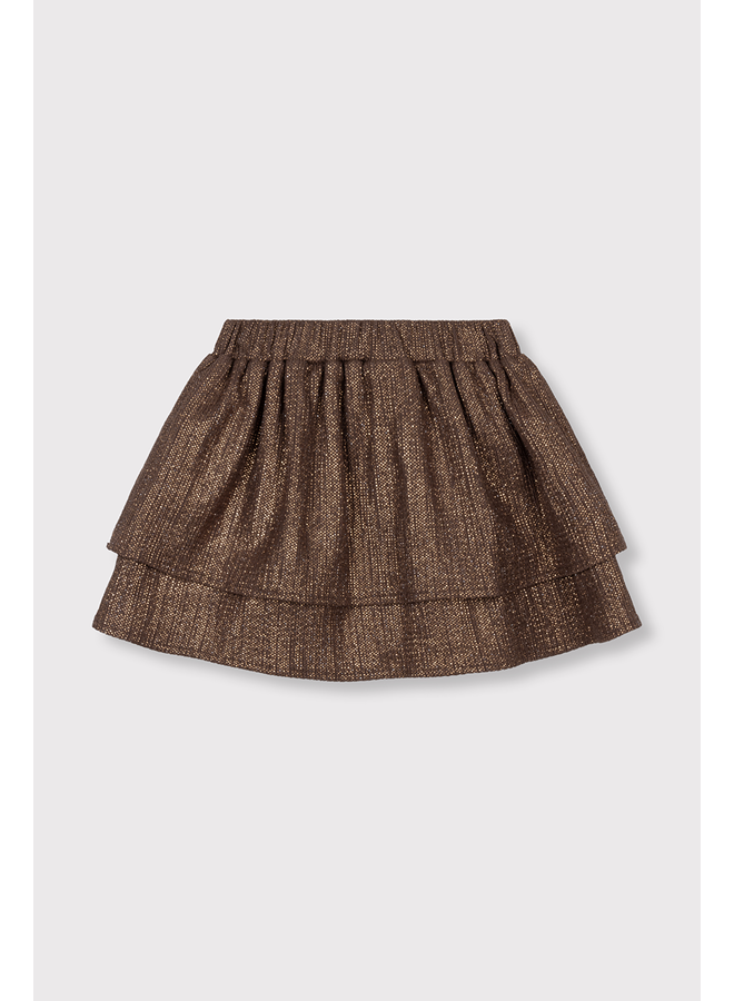 Knitted shiny skirt