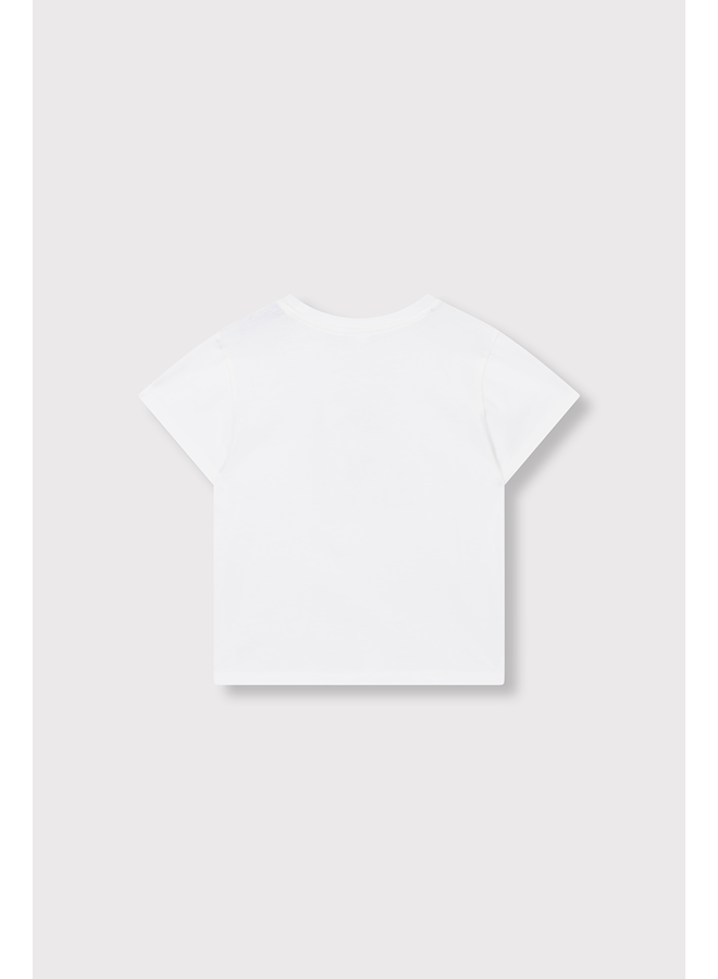 Knitted alix alix t-shirt soft white