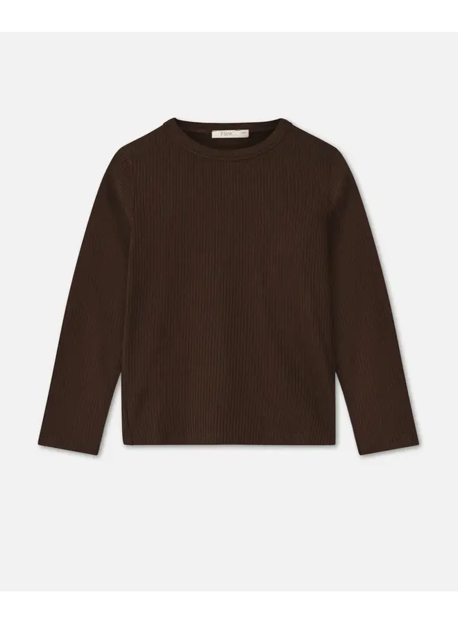 Kenna ls blouse coffee bean