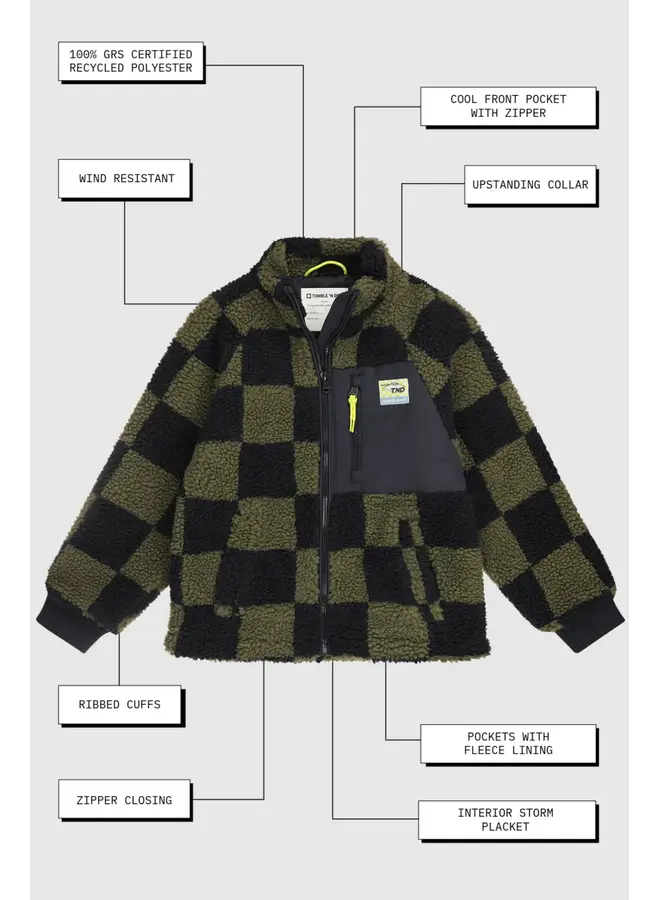 Cody jacket central green