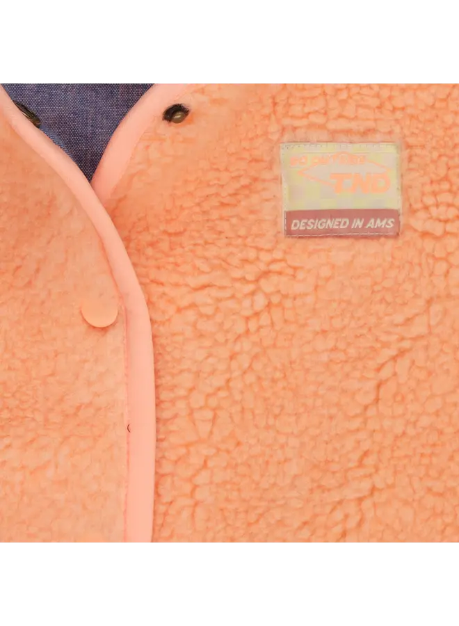 Filou gilet bright coral