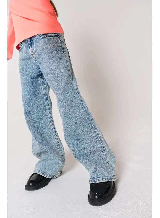 Jasmine jeans wide light stonewash