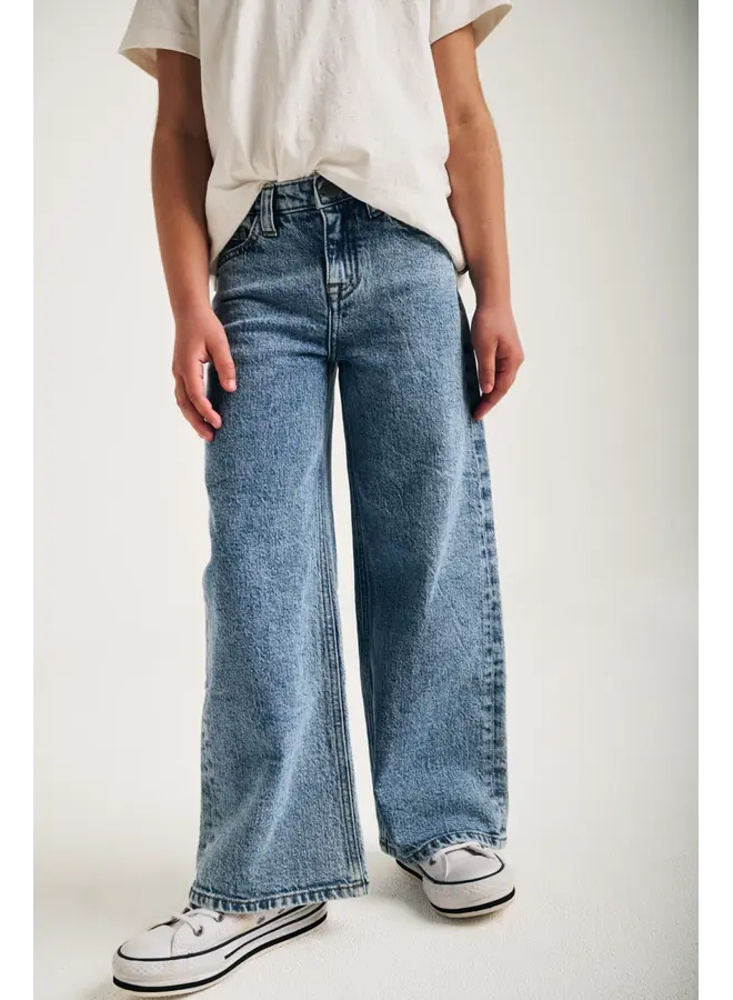 Jasmine jeans wide light stonewash