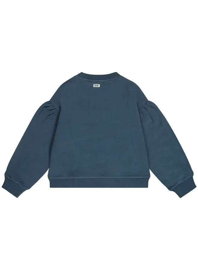Amelie sweater blue wing teal