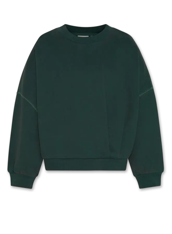 Lys sweater square cosy dark slate